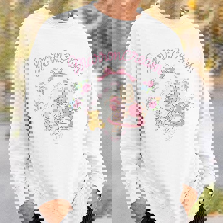 マロンクリーム ソーイング スウェットシャツ 彼への贈り物