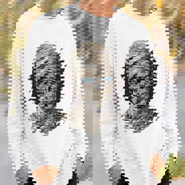 ミイラ コスチューム ハロウィン 不気味なアート ミイラ スウェットシャツ 彼への贈り物