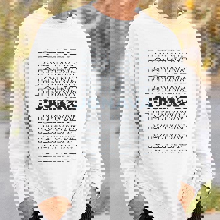 ミニマリストシティ リトアニアモダンジョナバ スウェットシャツ 彼への贈り物