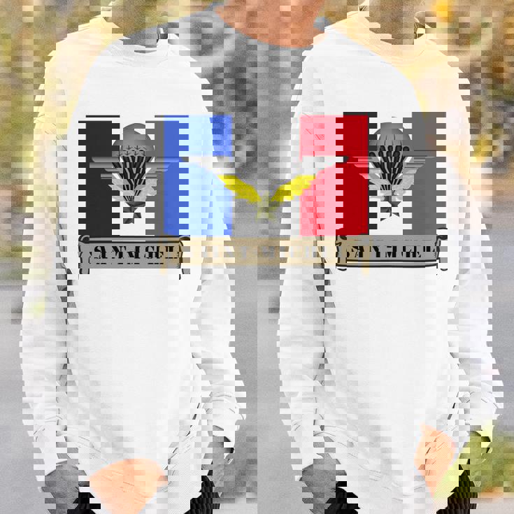 ミリタリー サンミッシェル 守護空挺部隊 フランス軍 長袖tシャツ スウェットシャツ 彼への贈り物