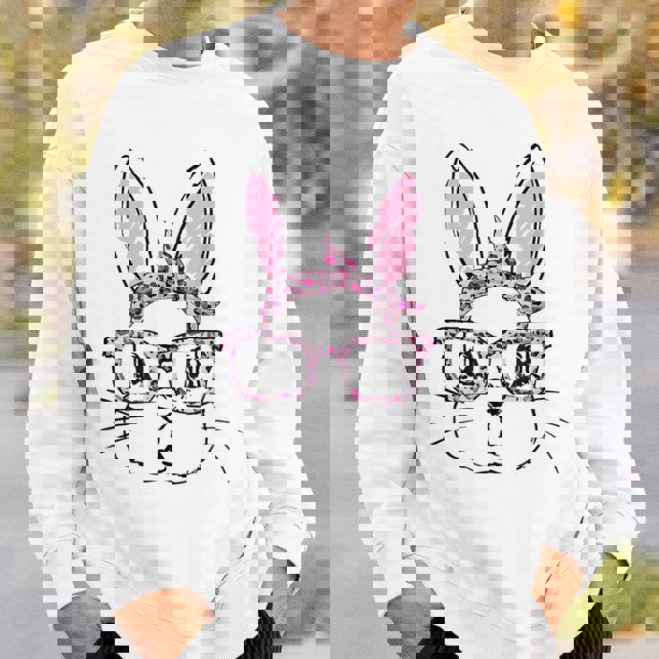 メガネをかけたウサギ ウサギ好き うさぎ好き うさぎの飼い主 おもしろ うさぎ 兎 スウェットシャツ 彼への贈り物