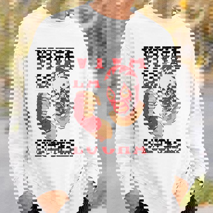 メキシコプロレス レスラー ルチャリブレ マスク メキシコ ファイター 長袖tシャツ スウェットシャツ 彼への贈り物