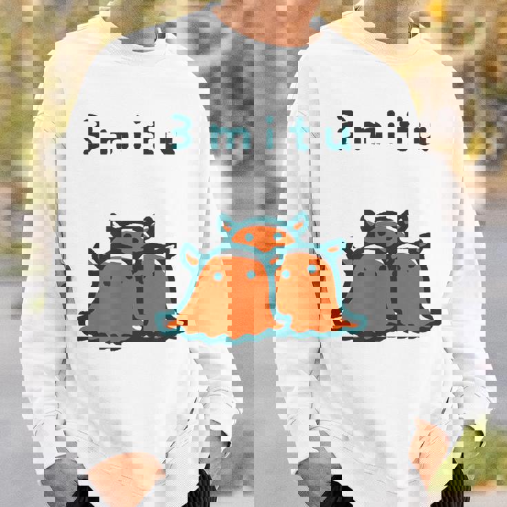 メンダコちゃん 3 Mitu スウェットシャツ 彼への贈り物