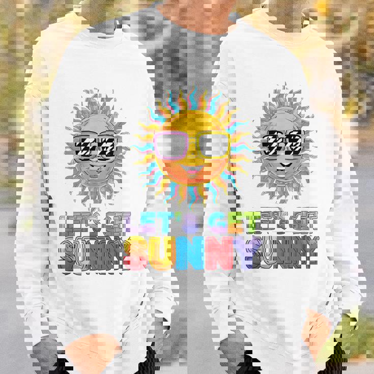 モチベーション輝くレッツゲットサニー活気 スウェットシャツ 彼への贈り物