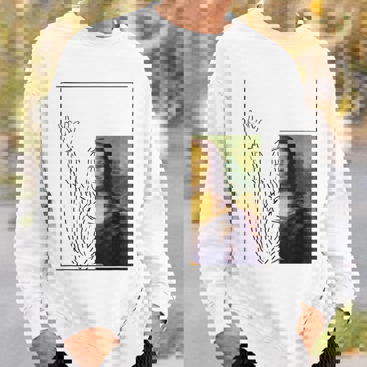 モナリザ 芸術愛好家 芸術好き 古典美術史 スウェットシャツ 彼への贈り物