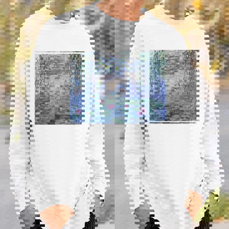 モネ 睡蓮 スウェットシャツ 彼への贈り物