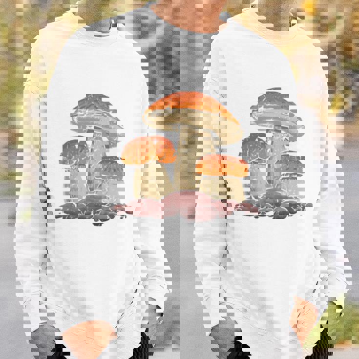 モレル茸 長袖tシャツ スウェットシャツ 彼への贈り物