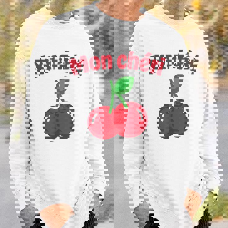 モンシェリ、チェリー スウェットシャツ 彼への贈り物