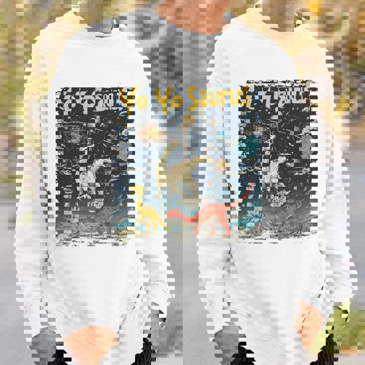 ヨーヨーザウルスファニーヨーヨー時代 長袖tシャツ スウェットシャツ 彼への贈り物