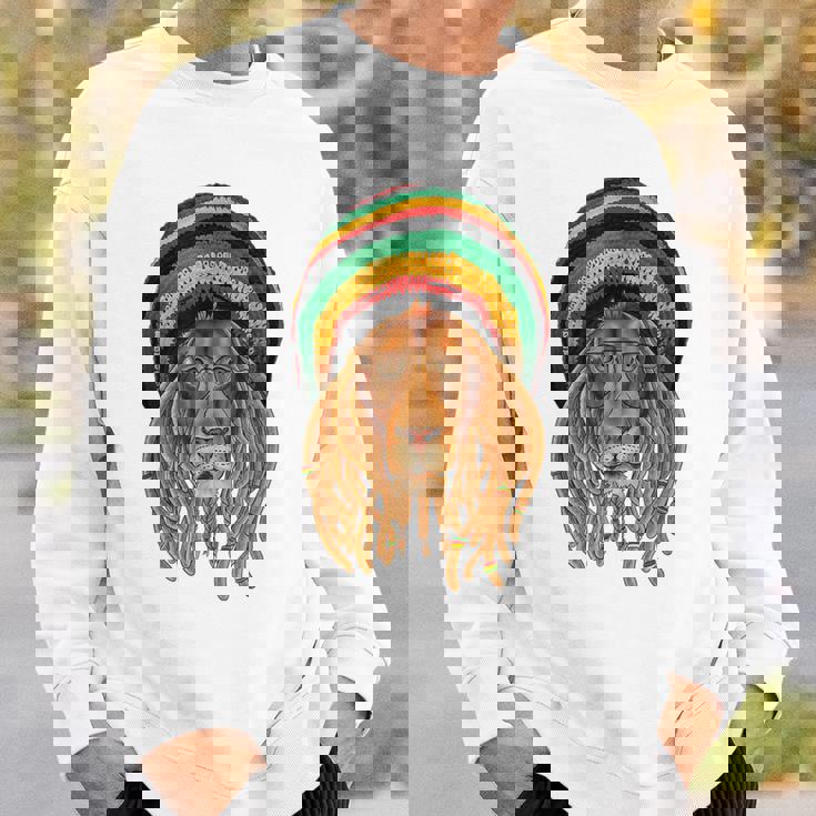 ラスタライオン ジャマイカ ラスタファリ カラーギフト レゲエ愛好家に スウェットシャツ 彼への贈り物