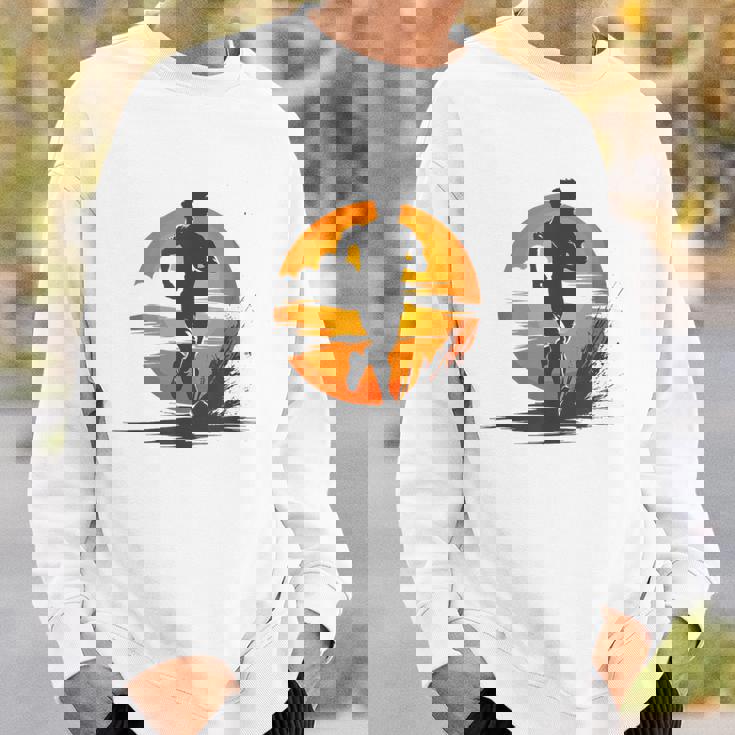 ランニング・ガイ・グラフィック・アスレティックス スウェットシャツ 彼への贈り物