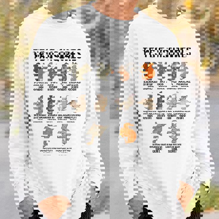 リスシャツの種類 おもしろリスシャツ リス スウェットシャツ 彼への贈り物