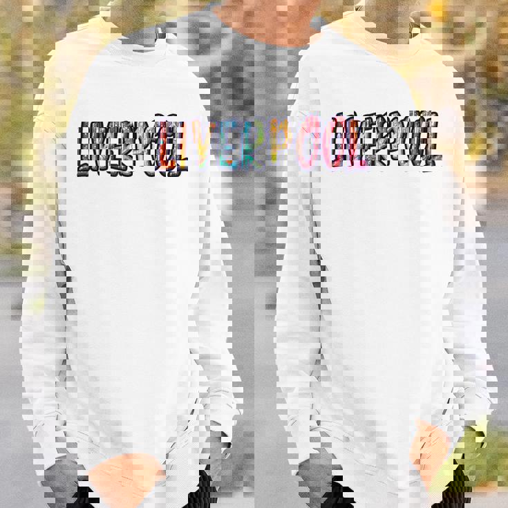 リバプールイングランド リバプールグラフィック スウェットシャツ 彼への贈り物