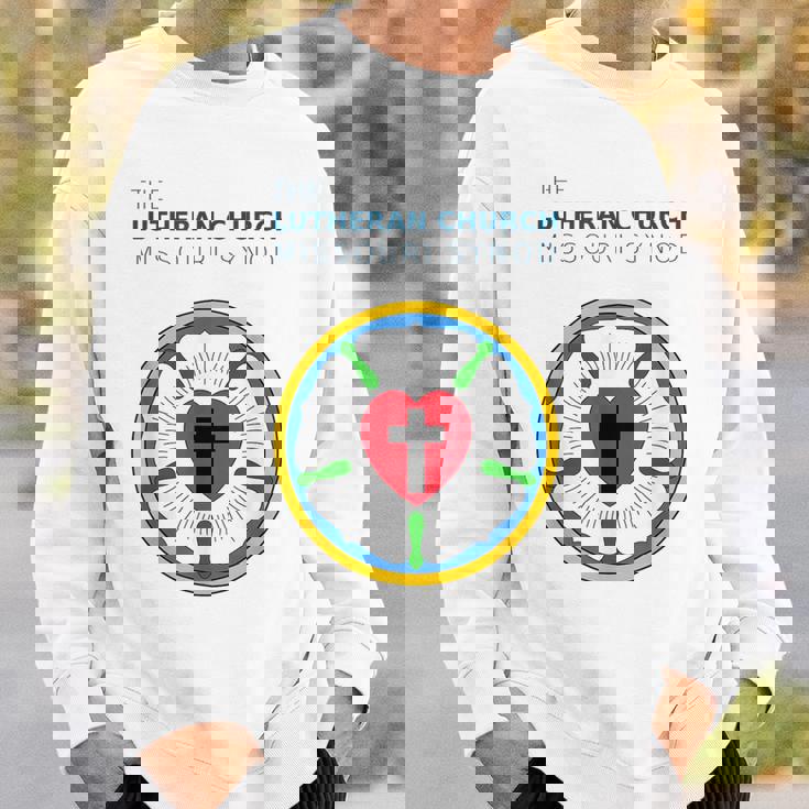 ルーテル教会 ミズーリ州会議 Lcms ローズシールロゴ スウェットシャツ 彼への贈り物