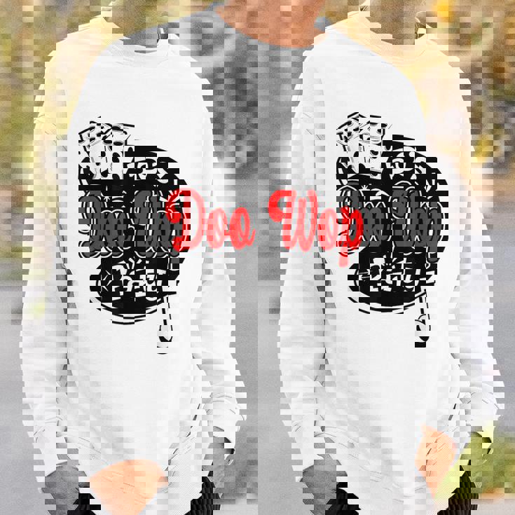 ロカビリー Doo Wop ヴィンテージ 50年代 音楽 レトロ ロックンロール スウェットシャツ 彼への贈り物