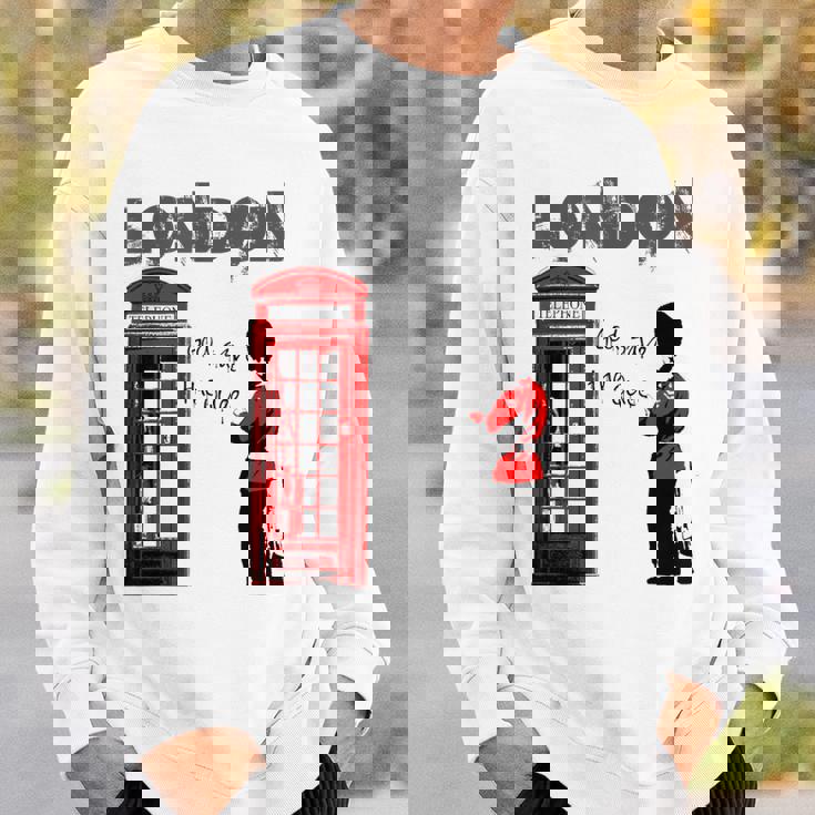 ロンドン・バンクシー・ゴッド・セーブ・ザ・クイーン スウェットシャツ 彼への贈り物