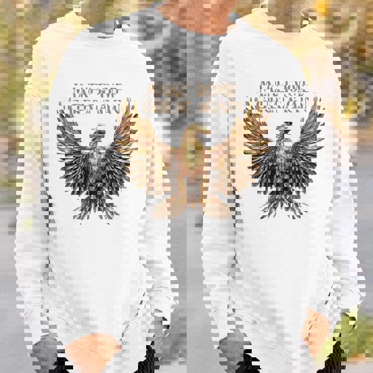 ローマを再び偉大にする ローマの土星 サトゥルナーリア クリスマス 長袖tシャツ スウェットシャツ 彼への贈り物