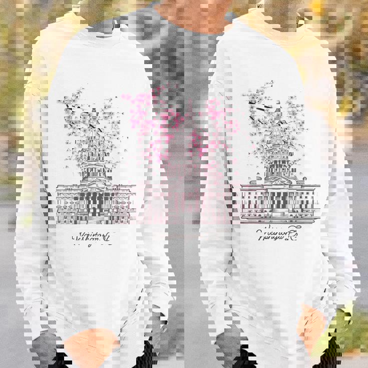 ワシントンdcキャピトルビル桜 スウェットシャツ 彼への贈り物