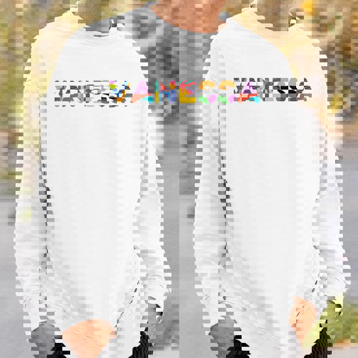 ヴァネッサ名 長袖tシャツ スウェットシャツ 彼への贈り物