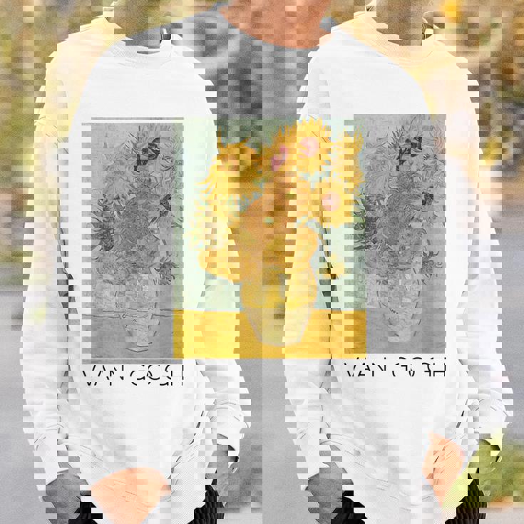 ヴァン・ゴッホ ひまわり アートギフト ヴィンセント・ヴァン・ゴッホ スウェットシャツ 彼への贈り物