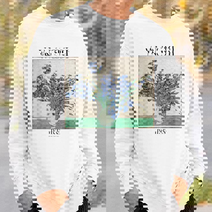 ヴァン・ゴッホ アイリス 印象派 アート絵画 ヴィンセント・ヴァン・ゴッホ スウェットシャツ 彼への贈り物