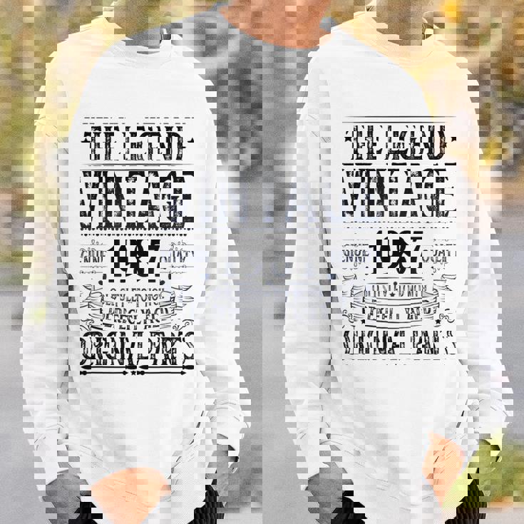 ヴィンテージ 1987 メンズ 限定版 Bday 1987 誕生日 スウェットシャツ 彼への贈り物