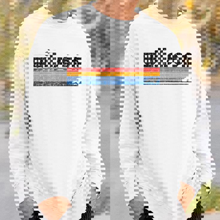 ヴィンテージ 80年代スタイル ウィルソン、ノースカロライナ州 スウェットシャツ 彼への贈り物