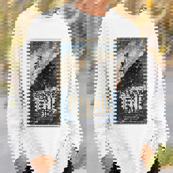 ヴィンテージ Rms タイタニック 1912 クルーズ歴史ポスター 記念品 長袖tシャツ スウェットシャツ 彼への贈り物