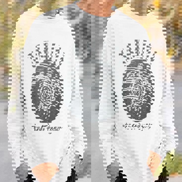 ヴィンテージ タヒチ亀 フレンチポリネシア島ホッピング スウェットシャツ 彼への贈り物