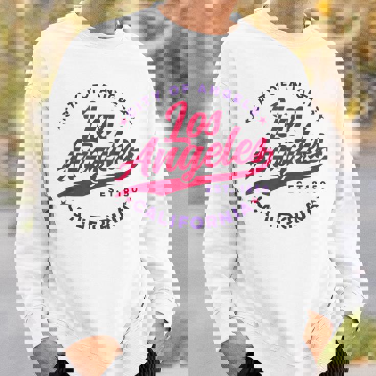 ヴィンテージ ロサンゼルス エンゼルス カリフォルニア レッドテキスト スウェットシャツ 彼への贈り物