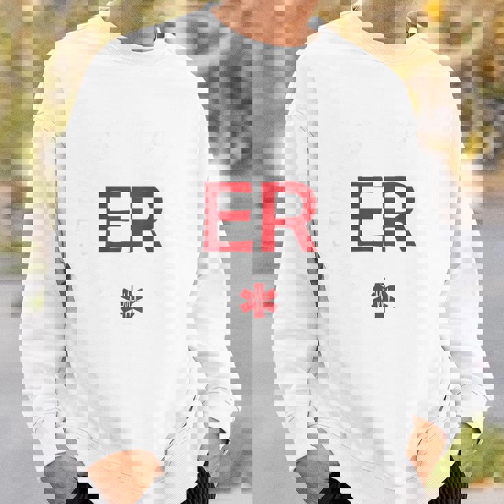 ヴィンテージ 救急科 緊急治療室 看護師 背中 スウェットシャツ 彼への贈り物