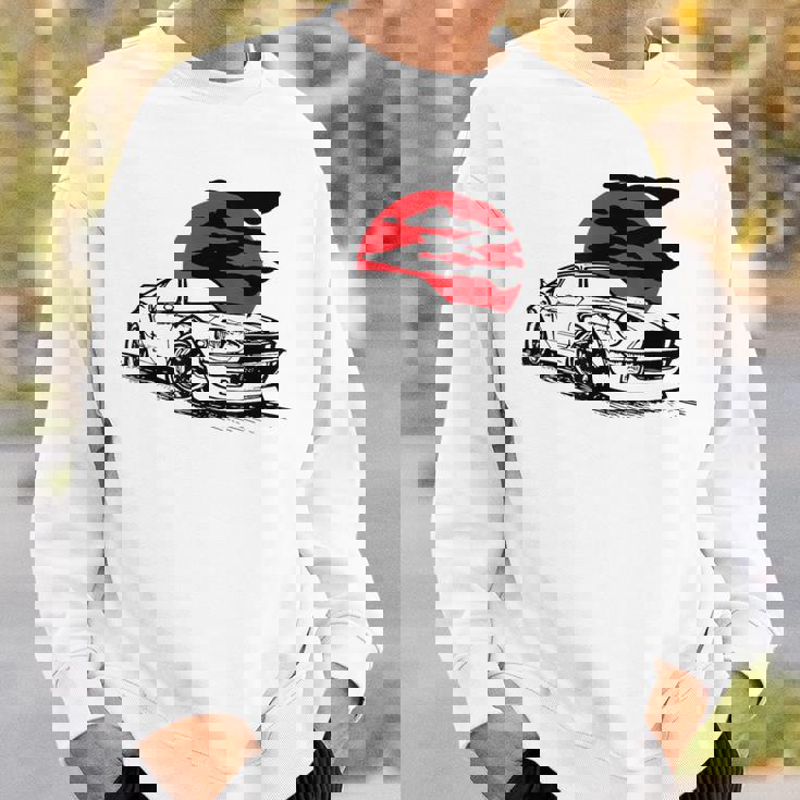 ヴィンテージジャパニーズクラシックカー、レーシングモータースポーツ スウェットシャツ 彼への贈り物