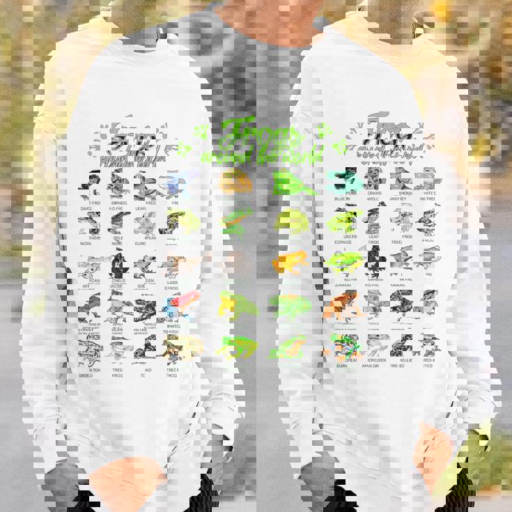 世界のカエル カエル スウェットシャツ 彼への贈り物