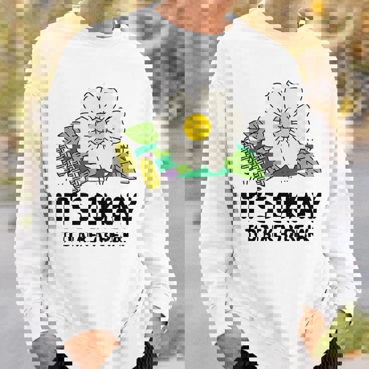 休憩しても大丈夫 スウェットシャツ 彼への贈り物