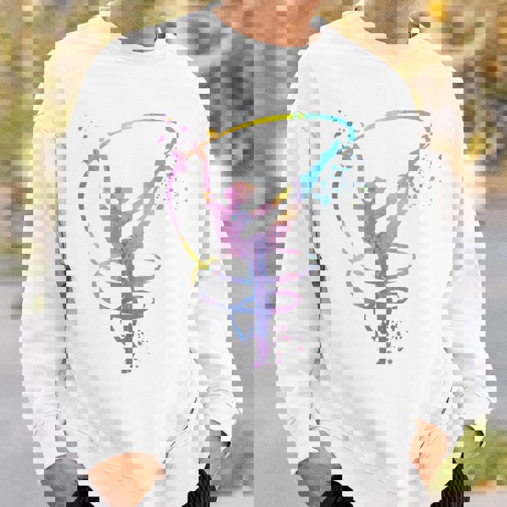 体操選手とバンドガールズ キッズ 新体操 スウェットシャツ 彼への贈り物