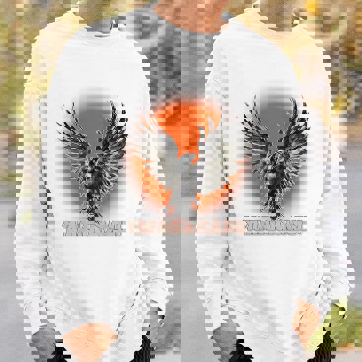 八咫烏 日本神話 霊鳥 化身 太陽 スウェットシャツ 彼への贈り物