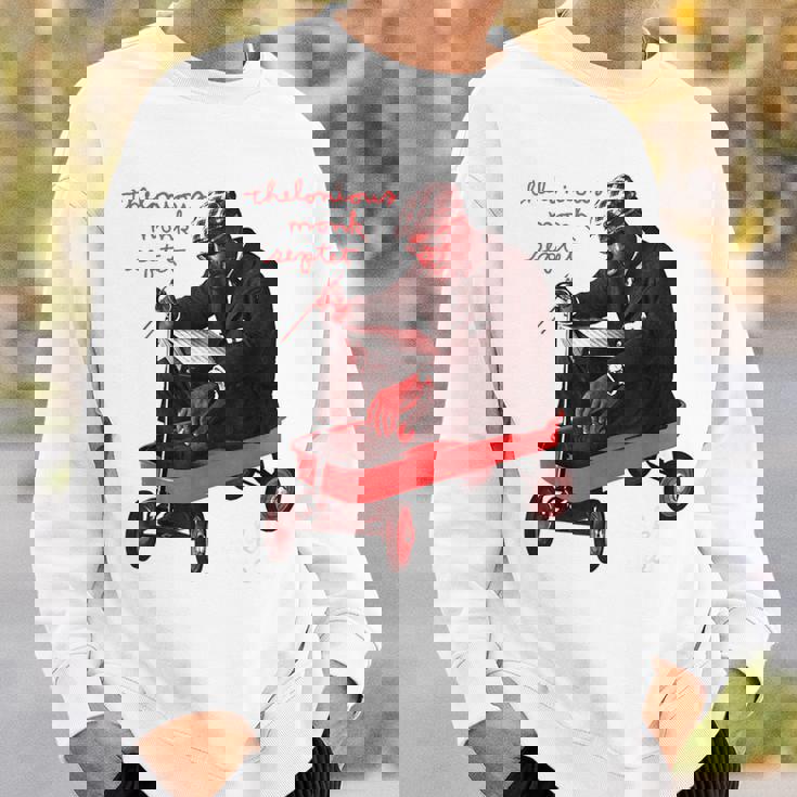 公式セロニアス・モンク・ジャズ・アイコン・グッズ Monks Music スウェットシャツ 彼への贈り物