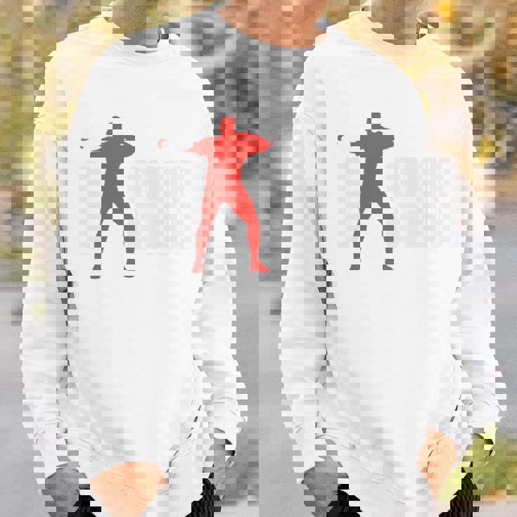 円盤 面白い 円盤投げ 長袖tシャツ スウェットシャツ 彼への贈り物