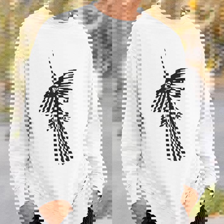 南米のペルーナスカラインハチドリコンドルのシルエット。 スウェットシャツ 彼への贈り物