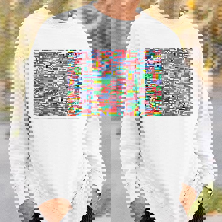 国際世界旗 国旗 世界地図 地球儀 スウェットシャツ 彼への贈り物