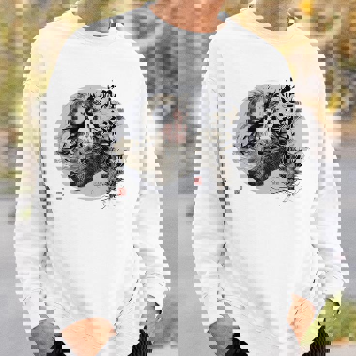 大蛇 美女 巳年 蛇神 イラスト バックプリント スウェットシャツ 彼への贈り物