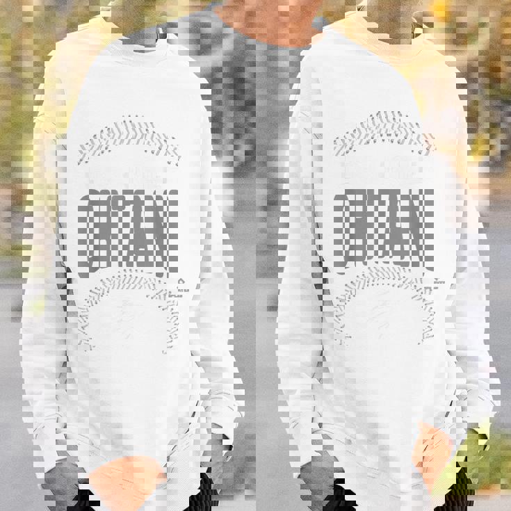 大谷翔平 ロサンゼルス ネーム&ナンバー 表裏 スウェットシャツ 彼への贈り物