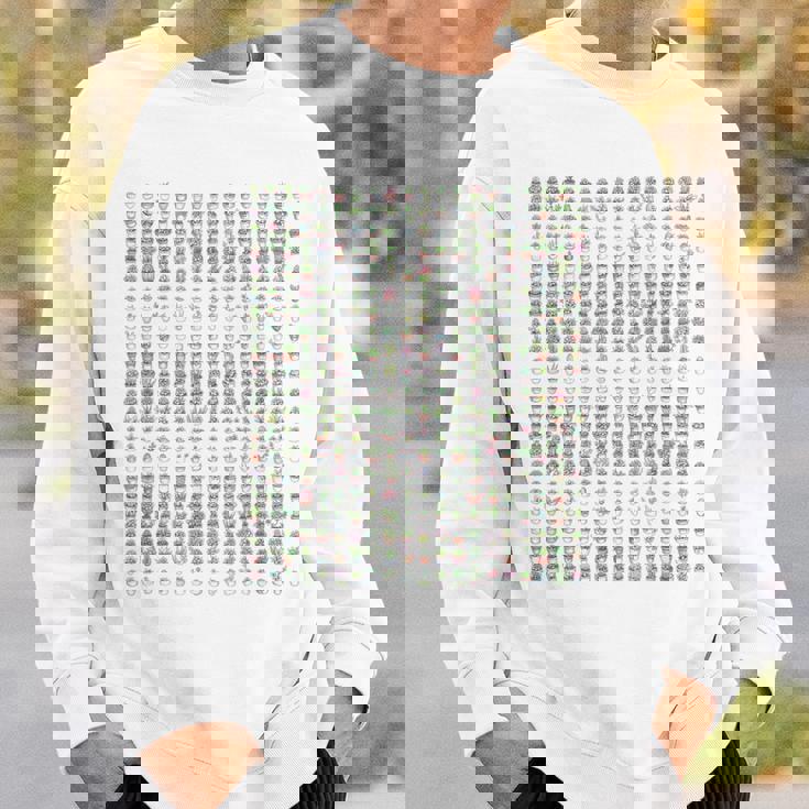 小さなかわいい多肉植物 スウェットシャツ 彼への贈り物