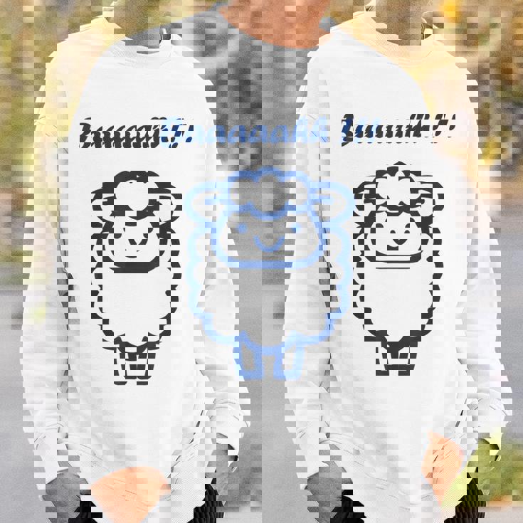 小さな羊 かわいいシンプルなミニマリストの動物 羊 スウェットシャツ 彼への贈り物