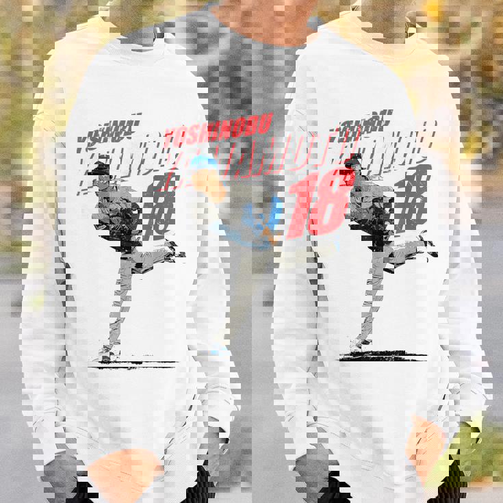 山本由伸mlb野球選手 スウェットシャツ 彼への贈り物