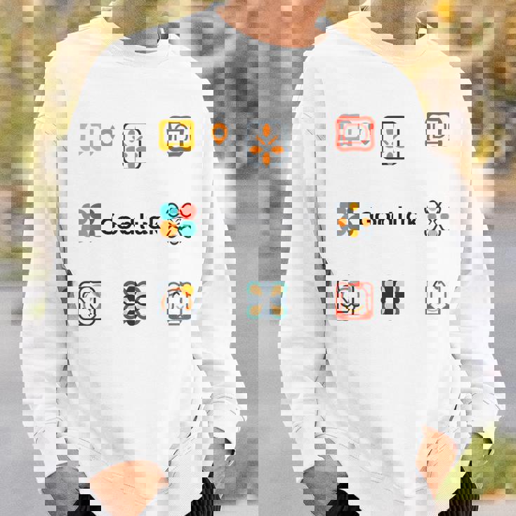 幸運を Good Luck！ロゴ アイコン 3 スウェットシャツ 彼への贈り物