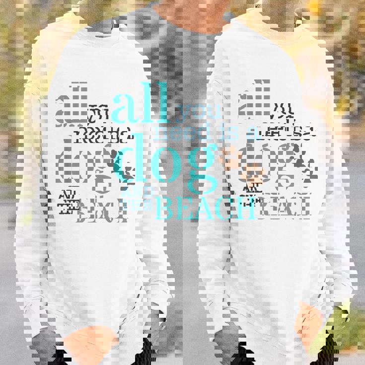 必要なのは犬とビーチ スウェットシャツ 彼への贈り物