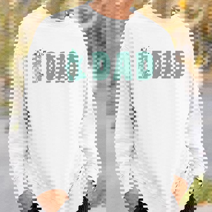 恐竜 かわいい 恐竜好き 家族 お揃い 親子ペア 親子コーデ 家族写真 お父さん 父 パパ I'm Dad スウェットシャツ 彼への贈り物