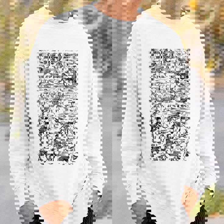 恐竜の化石 T-Rex 古生物学 ヴィンテージ 考古学 ギフト スウェットシャツ 彼への贈り物