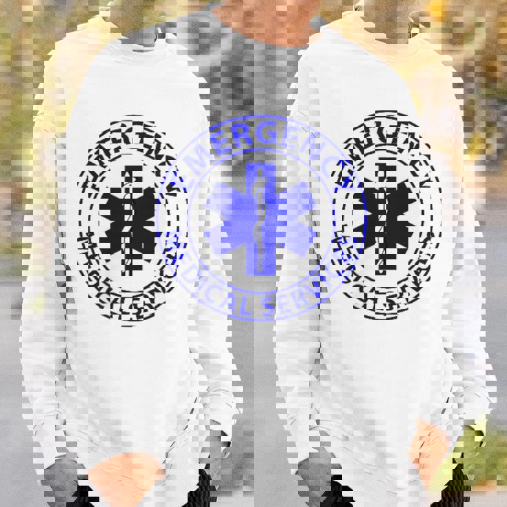 救急医療サービス Emt Ems メンズ レディース 救急救急救急救急救命士 スウェットシャツ 彼への贈り物